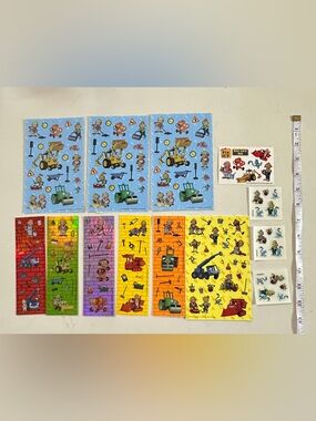 Bob The Builder Vintage Sticker Sheets Lot of 13 New 2001 Can We Fix It?